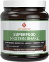 ACTIVATEDYOU Superfood Protein Shake - Vegan Plant Protein Powder - s organickým 7 Hubová zmes, Spirulina, a GoldRella Chlorella - podporuje svalovú integritu, čokoládová chuť (15 Servíruje)