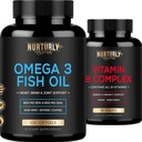 Vitamín B komplex a Omega 3 rybí olej - B vitamíny B1,B2,B3,B5,B6,B7,B9,B12 a biotín 
