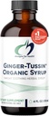 Designs for Health Ginger Root Sirup with Honey + Wild Cherry Bark - Ginger-Tussin Sirup Liquid Immune Suplement - Designed to Help Soothe The Throat (47 Servings / 4 Fl Oz)