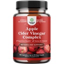 Čistenie Apple Cider Ocot Kapsule - ACV Deep Cleans a Detox pilulky pre Gut a trávne zdravie s chudnutie Cayenne - Extra sila ACV pre hlad Gut Cleanse a plná tela Detox 180 Počet