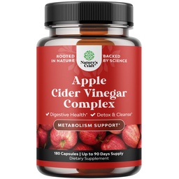 Čistenie Apple Cider Ocot Kapsule - ACV Deep Cleans a Detox pilulky pre Gut a trávne zdravie s chudnutie Cayenne - Extra sila ACV pre hlad Gut Cleanse a plná tela Detox 180 Počet