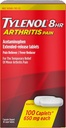 Tylenol 8 HR Artritída Bolesť Kaplety, 650 mg - 100 ct, balenie po 4