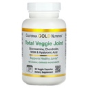 Kalifornia Gold Nutrition Vegetarian Glukozamín, Chondroitín, kyselina hyalurónová, MSM, Total Veggie Joint & Bone Support Formula, Non GMO, No Soy, Gluten Free, 90 Veggie Kapsule