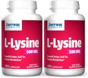 Jarrow Formulates L-lyzín, Assists in Protein Metabolisation, 500 Mg, 100 Count (Pack of 2)