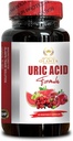 Kyselina URIC - Kyselina močová Podpora Kapsule, Wellness Solution, Antioxidant-Rich, Podpora Spoločný Komfort Kyselina močová Pomoc - 1 Fľaša 60 Kapsule