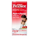 Tylenol pre dojčatá Tekutá bolesť Relief and Fever Medicine, Perorálna suspenzia, bezfarbený acetaminofén pre Bolesť hlavy, bolesť hlavy a zuby, Horúčka Redukcia pre deti; Cherry Flavor, 2 fl. oz.; Balenie 1