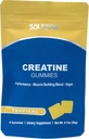 Soultox kreatín Gummy balenia - Tropical flavor - Infunded s kreatín monohydrát - Silný svalovej podpory - Delicious & All Natural Vegan Formula pre Guilt zadarmo zhovievavosť - 10 balenie
