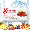 Krampade Anti-Cramping Draslík Náhradný športový nápoj - 2K Ovocný punch Single Serve Bezfarebné