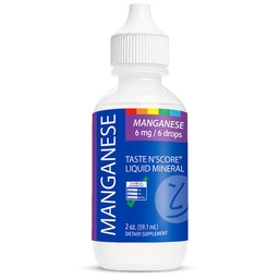 Chuť N' skóre mangánu tekutých iónových minerálov Supplement; 100% Pure; 6 mg; 118 Servisov