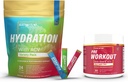 Bezcukrové hydratačné powder pakety Odroda - 24 Stick Packs & PreWorkout Powder s ACV