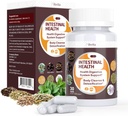 Gut Health Cleanse Detox Kapsule - Intestinálna čistiareň s Wormwood, Black Walnut, Cesnaková cibuľka, Clove Support Cleanser & Digestion System pre ženy a mužov, 30 Caps