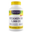 Zdravý pôvod Vitamín D3 (Lanolín) 5 000 IU Softgel - Bone Health and Immune Suplement - Ľahko absorpčné vitamín D doplnky - bezlepkové vitamín D3 doplnok - 360 Softgels