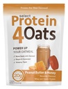 PESCIence Protein4Oats, Protein Powder to Make Amazing Ochutnávka proteínovej ovsené vločky, s srsťou a Casein, Gluten Free, Arašidové maslo a med, 12 Servíry