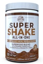 Country Farmy All-in-One Super Shake Jedlo Náhrada 15g Rastlinný proteín Dietary Supplement with Superfoods, Vitamíny, probiotiká a prebiotiká, 12 Servings, Čokoláda, 12.48 Oz