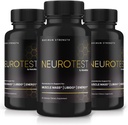 (3 balenia) NeuroTest kapsuly - NeuroTest Dietary Supplement for Men, NeuroTest Daily Formula pre celkový wellness a vrcholový výkon, Advanced Formula Pills, Neuro Test Reviews (180 kapsúl)