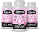 Laktastic® Perfect Start Bundle - Vysoká potencie Organické Laktačné doplnky - Milkology, Milkcraft & Milk Bliss - 210 Vegánske kapsuly