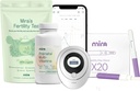 Mira Gravidita Bundle pre Snaženie sa Conceive, Digitálna plodnosť a ovulácia Kit s 20 Max Testové prútiky, 1 Fľaša Mira prenatálne multivitamíny (60 kapsúl), & 1 Vrecúška plodnosti čaj (20 čajové tašky)