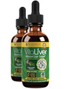 VitaLiver - Pečeň Zdravie Doplnkové - Podpora Pečeň Čistenie a detoxikácia - Tekutá dodávka na absorpciu - Mlieko Thitle, Artičok, Chanca Piedra, púpava a ďalšie!