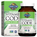 Záhrada života Vitamín B komplex, 120 Vegánske kapsuly, vysoká potencie Vitamíny pre energiu a metabolizmus s B6, folát & B12 ako metylkobalamín Plus probiotiká