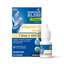 Mamička Bliss Organic Vitamín D kvapky - Dojčatá a novorodenci - podporuje rast a vývoj kostí - jednoduché použitie - 400 IU na kvapku - 100 Denné služby