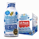 Vitamín Energy Immune+ Extra sila Energia Shot Modrá Malina 48 Balenie, 260mg Prírodný kofeín, B-vitamíny, Citrikolína, Zelený čaj, Imunita & Focus Podpora, Zero Cukor, Gluten-free 1,93 fl oz