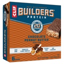 KLIF BUILDERS Proteínové tyčinky - Čokoládové arašidové maslo Chuť - 20g Rastlinný proteín - bez lepidla - non-GMO - nízka glycemic - žiadne umelé sladidlá - 2,4 oz. (6 balení)