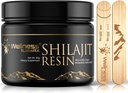 Shilajit Resin s kyselinou fulvovou a stopové minerály - Gold Grade Pure Himalayan Shilajit pre mužov - Chilajit z Gilgit balené 85+ minerály, metabolizmus a imunitná podpora - 60g
