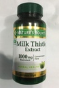 Nature's Bounty Milk Thitle 1000mg, Bylinné zdravotné doplnky, Denné doplnky, bez lepku, Rýchle vydanie Softgels, 50 Ct