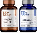 Utzy Naturals Omega 3 Rybí olej 60 Softgels Lemon-Lime chuť a triberine