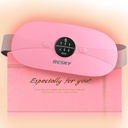 Besky Heating Pads for period Cramps, Cordless Menstrual Heating Pad, Heating Pads with 3 Heat Levels and 3 Massage Modes, for Back or period Pain Relief, Best Gifts for Her, Women and Girl (Pink)