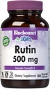 Bluebonnet Nutrition Rutin 500mg (Sophora Japonica) Antioxidant Bioflavonoid pre cievnu podporu* Vegan, Gluten-free, Soy-Free - Plant-Based Rutin Supplement - 50 Rastlinné kapsule