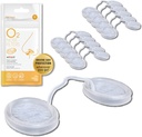 O2 Nosové filtre s 3M filtráciou - Nosové filtre pre alergie - Nosový filter pre alergie - Nosový prachový masky, dym a alergie Filter (Veľkosť malé, balenie 10)