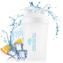 Prodigy Nutrition Labs Premium Shaker Bottle Perfect for Protein Shakes and Pre Cvičenie -14 Ounce (biela)