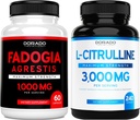 Fadogia Agrestis Extract (60 gróf) Maximálna sila - Atletický výkon a svalová hmota Podpora a L Citrulín (240 gróf) L Arginín a oxid dusnatý pre výkon pre cvičenie - Vegan & USA Made