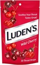 Luden's Throat Drops Wild Cherry 30 Drops (3 BALENIE)
