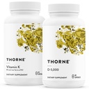 THORNE - Bone Health Bundle - vitamín K a vitamín D-5000 Combo pre silné kosti - 30 až 60 Servisné