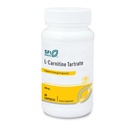 Klaire Labs SFI Health L-karnitín Tartrát - 500 mg Amino Acid, Stabilizovaný L-karnitín - Nie Syntetický D-karnitín (60 kapsúl)