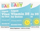 Kalifornia Gold Nutrition Baby Vitamin D3 - Liquid D3 Supplement for Babies, Vegetariánska priateľsky - Developmental Support - Alkohol & Gluten Free, Non-GMO - 10 mcg (400 IU) - 0.34 fl oz (10 ml), 3