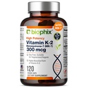 biofilx Vitamín K2 MK-7 300mcg, 120 Vegan Kapsule 