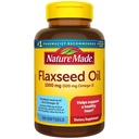 Nature Made ľanový olej 1000 mg, Ryby zadarmo Omega 3 doplnok, Dietary Supplement for Heart Health Support, 100 Softgels, 100 Day Supply