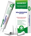 Liečba hemoroidmi, hemoroidový krém s lidokaínom 4%, fenylefrín HCl 0,25%, prírodný aloe Vera & Borneol Cooling Formula, upokojujúci discomfort, hemoroidy krém pre ženy, muži (1.5 OZ)