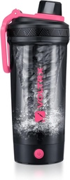 VOLTRX fľaša Shaker, Gallium USB C Dobíjateľný elektrický proteín Shake Mixer, Shaker poháre pre proteíny Shake a náhrada jedla Shakes, BPA zadarmo, vyrobený s Tritan, 24oz