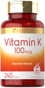 Karlyle vitamín K 100 mcg 240 Tablety
