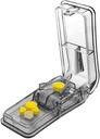 Pill Cutter pre malé alebo veľké pilulky. Najlepšie viacnásobné pilulky splitter vôbec! Design v USA. Dvojité ako krabica s tabletkami. Nie je vhodný pre Tiny Pills. Držiak na pilulky Keychain ako bonus.