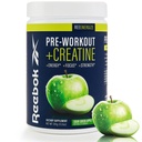 Reebok Powder pre-Workout 200mg Natural Caffeine, 3g Creatin Monohydrate 