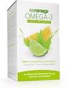 Coromega Omega 3 Fish Oil Supplement, 650mg Omega-3s s 3X lepšou absorpciou ako softgels, citrónová vápno chuť, 90 Single Serve Squeeze Pakets