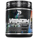DRAGON PHARMA Venom Extreme Potency Pre-Workout, Laser Sharp Focus + Energy, Intense Performance, Osvedčené zložky pre vylepšenú vazodilatáciu a vytrvalosť (40 Servings, Bomb Pop)