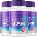 rize labs Keto Extreme Capsules, Keto Extreme Fat Burner Supplement, Keto Extreme for Total Body Health, Keto Extreme Maximum Strength Formule (180 Capsules) (Pack of 3)