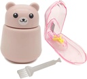 CoaGu Bear Pill Crusher & Splitter Kit - BPA-Free Combo pre tabletky/tablety, FDA-Compliant Fine Powder, Nursing Home & Travel