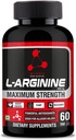 Sport Nutrition L-arginín 1000mg Doplnok pre rast svalov, vytrvalosť, Immune Booster & Energy, 60 tabliet